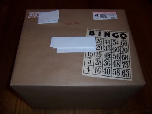 Letterboxing Bingo Booty Package